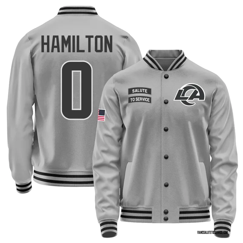 Men's Al'zillion Hamilton Los Angeles Rams Gray Salute to Service Performance Jacket